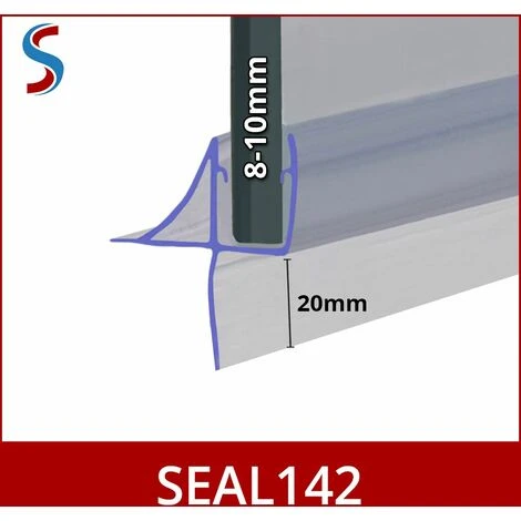 Shower Seal For Screens, Doors Or Panels | Fits 8, 9 Or 10mm Glass | Seals 15-20mm Gaps | SEAL142 (80cm) - Image 2