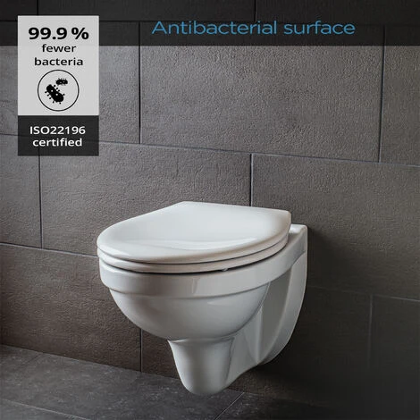 Blumfeldt Kaiana Toilet Lid O-Shape Soft Closing Antibacterial - Image 3