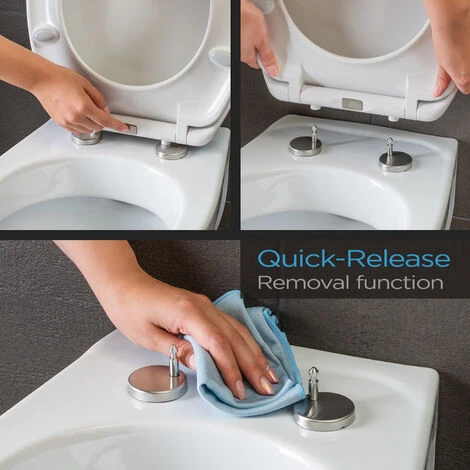 Blumfeldt Kaiana Toilet Lid O-Shape Soft Closing Antibacterial - Image 4