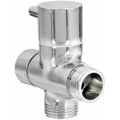 Chrome 3-Way Shower Head Diverter Valve Forshower Faucet T Adapter WASHER