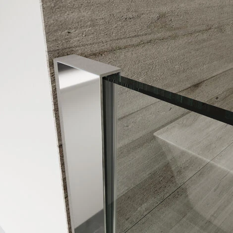 Elegant Walk In Shower Door Wet Room Screen Glass Tempered Safety Glass 800 X 1850mm Clear Glass 6mm Glass - Image 4