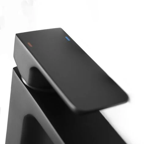 Astra Contemporary Matte Black Basin Mono Mixer Tap - Image 5