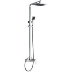 Chrome Wall Shower Column - Sirius