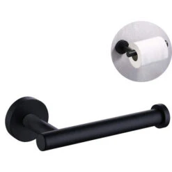 Stainless Steel Toilet Tissue Holder Half Open Toilet Roll Holder Dispenser Round Wall Mount Bathroom And Kitchen