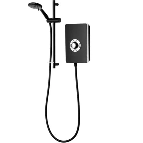 Triton Aspirante Enhance Electric Shower 8.5kW Matte Black 5 Spray Head Modern - Image 2