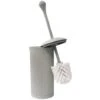 Droplette Design Plastic Toilet Brush, 40 X 12cm Approx, Grey, One Size