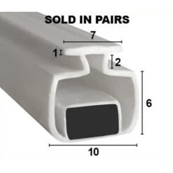 Magnetic Shower Seal For Screens Or Doors | Fits Into A Channel | Sold As Pairs | MAG005 (200cm)