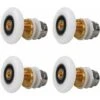 4 Piece Shower Caster Shower Caster Shower Door Wheel Shower Door Sliding Rollers Replacement Roller For Shower Door Roller (23mm) SOEKAVIA