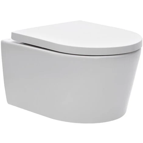 Geberit Toilet Set UP100 Support Frame Pack + White Delta01 Plate + SAT Rimless Suspended Bowl And Invisible Fixings (SATrimlessGeb1) - Image 2
