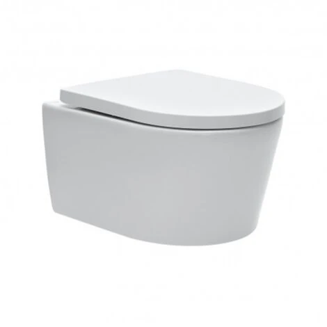 Swiss Aqua Technologies SAT Rimless Wall-hung Toilet And Invisible Fixings + Softclose Seat (SATrimless)
