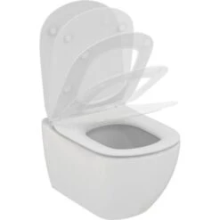 Ideal Standard TESI - AquaBlade Rimless Toilet Bowl + Ultra-thin Softclose Seat (T354601)