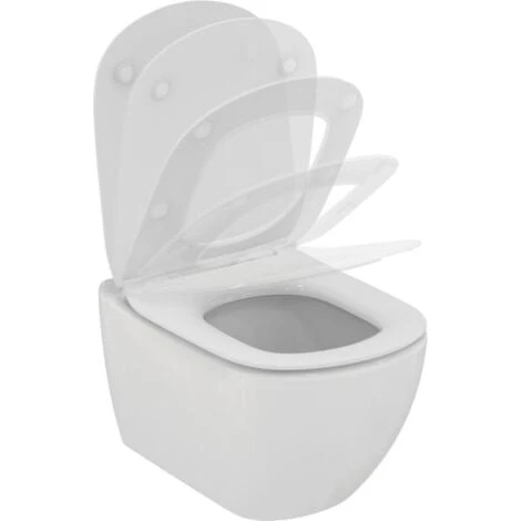 Ideal Standard TESI - AquaBlade Rimless Toilet Bowl + Ultra-thin Softclose Seat (T354601)
