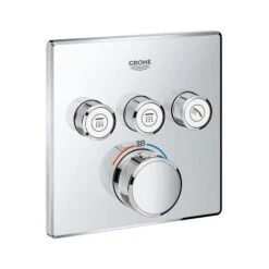 Grohe Grohtherm SmartControl Concealed Thermostatic Mixer With 3 Outlets (29126000)