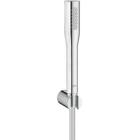 Grohe Grohtherm 2000 Set Thermostatic Bath/shower Mixer + 1 Jet Hand Shower + Hose And Wall Bracket, Chrome (34174001-Euphoria) - Image 3