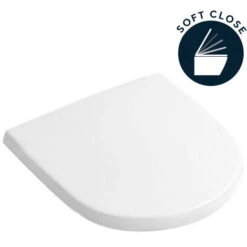 Villeroy & Boch O.Novo Removable Seat With Soft Close For Toilet Bowl And Wall-hung Toilet (9M38S101)
