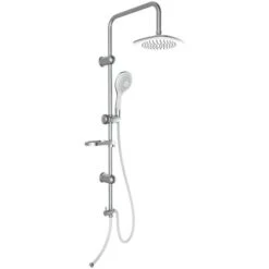 Shower Set DUSCHTRAUM Chrome And White EISL