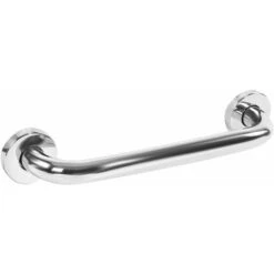 30cm Bathroom Handrail Grab Bar For Bathtub, Anti-Slip Pattern Stable And Reliable, Thicken Stainless Steel Chrome Grab Handles, Safety Hand Rail, For Bathroom Toilet Kitchen Stairs