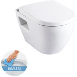 Serel Rimless Bowl + Soft Close Seat (sm26)