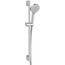 Hansgrohe Vernis Blend Shower Riser Kit Handset Hose Adjustable Round Chrome