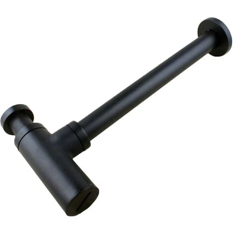 Premium Matte Black Universal Standard Bathroom Basin Sink Bottle Trap Waste - Image 2