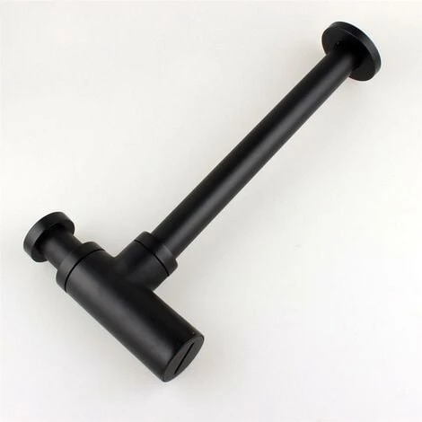 Premium Matte Black Universal Standard Bathroom Basin Sink Bottle Trap Waste - Image 4
