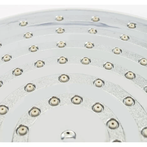 Bathroom 200mm Chrome Modern Round Overhead Swivel Rain Shower Head - Image 2