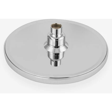 Bathroom 200mm Chrome Modern Round Overhead Swivel Rain Shower Head - Image 4