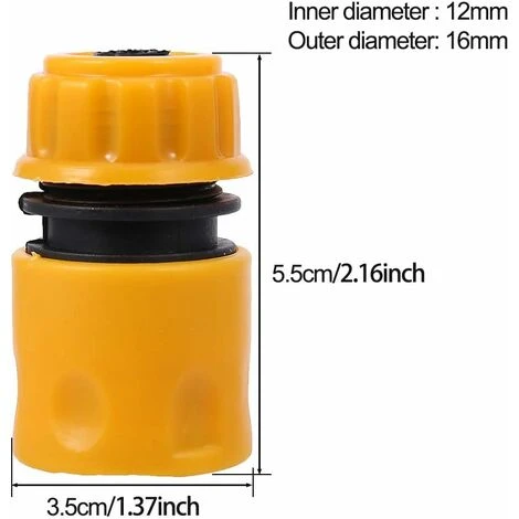 LangRay Hose Coupler 10 Pack - 1/2 "Quick Coupler - For Connecting Hoses, Garden Tools, Garden Hoses - With Strong Strength - Image 2