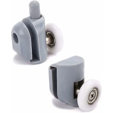 LangRay Shower Door Rollers 8 Pieces Shower Door Rollers Roller Sliding Shower Door Casters Shower Enclosure For Bathroom Shower Door 23mm - Image 3