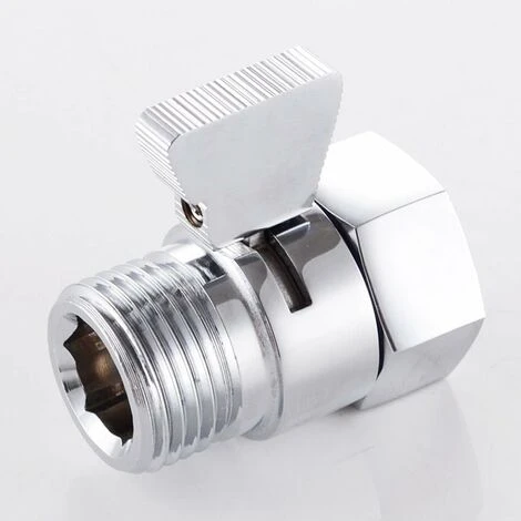 LangRay Copper Shut-Off Valve - For Shower Heads, To Adjust Water Temperature Easily And Not Frequently - Image 2