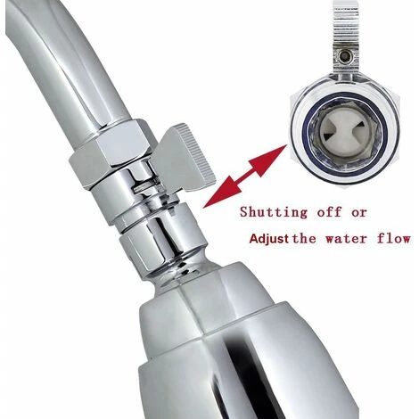LangRay Copper Shut-Off Valve - For Shower Heads, To Adjust Water Temperature Easily And Not Frequently - Image 4