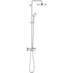 Grohe Tempesta Cosmopolitan System 210 Shower System With Single Lever For Wall Mounting, Chrome (26224001)