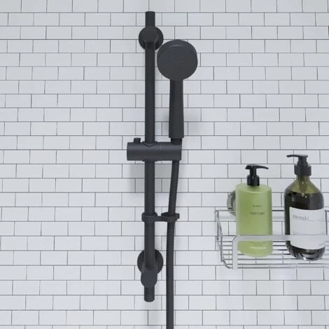 Croydex Presion 1 Function Shower Set Matt Black - Image 4