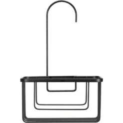 Croydex Hook Over Shower Caddy Matt Black