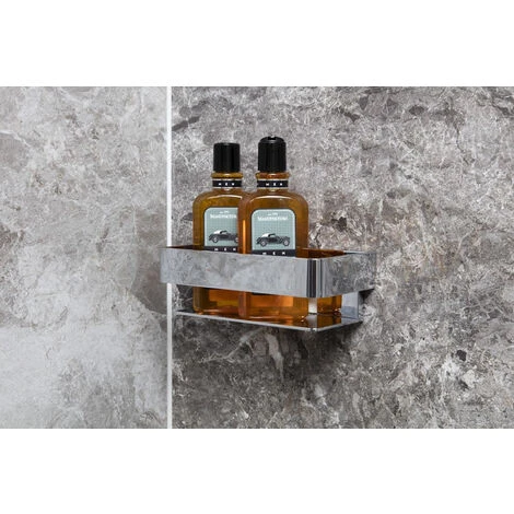 Swiss Aqua Technologies Shower Basket 20 Cm In Solid Brass, Chrome (SATDPOL20CH) - Image 4