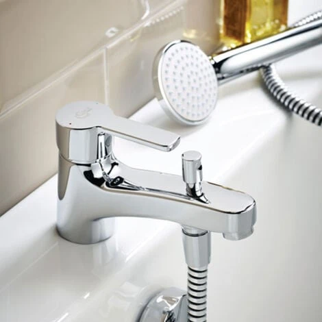 Ideal Standard Calista Single Lever Bath Shower Mixer Tap - Chrome - Image 3