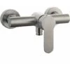 Wall-mounted Stainless Steel Shower Mixer Tap With Single Lever For Cold And Hot Water