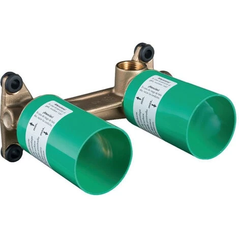 Hansgrohe Vernis Shape Set Concealed Wall-mounted Washbasin Mixer, 2 Outlets, 207 Mm Spout + Rough In Body, Chrome (71578000-SET) - Image 4