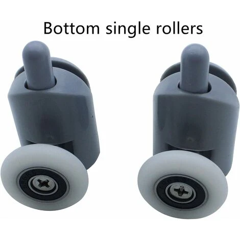 4pcs Shower Door Rollers, Shower Glass Rollers Shower Single Wheel Runner Pulleys, 25mm Wheels For Shower Enclosure, Shower Room, Shower Screen Parts Replacement - Image 3