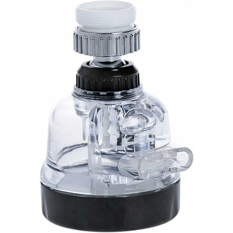 360°Swivel Faucet Tap Aerator, Adjustable 3 Mode Water-Saving Faucet Splash-Proof Filter Tap Booster For Bathroom Kitchen