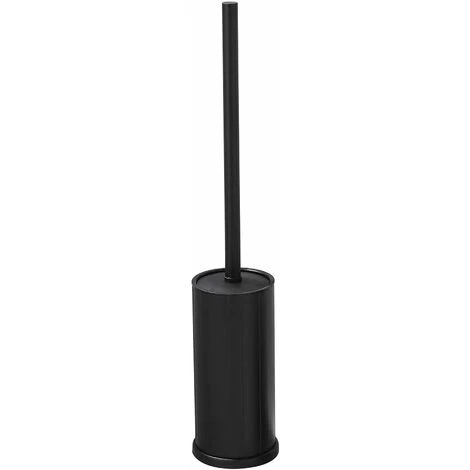 Black Toilet Brush Holder, Toilet Brush Black Aluminum Round Toilet Bowl Brush And Holder For Bathroom - Image 4
