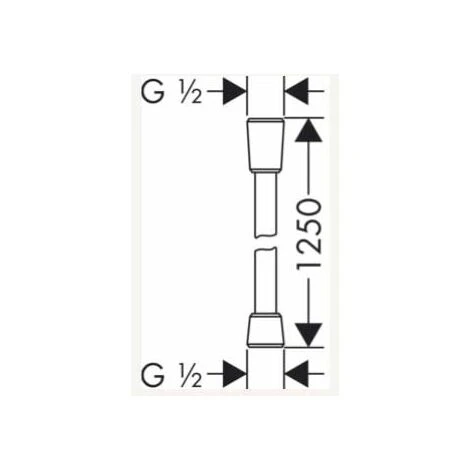 Hansgrohe Isiflex Shower Hose Chrome - HG28272000 - Image 3