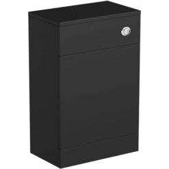 Orchard Lea Soft Black Slimline Back To Wall Toilet Unit 500mm