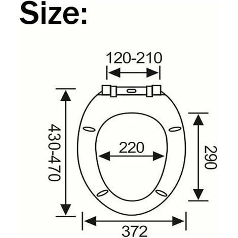 Toilet Seat, Soft Close Toilet Seat White With Quick Release For Easy Clean, Top Fixing, Stay Tight Toilet Lid Oval Shape, Heavy Duty Urea-Formaldehyde Anti-Bacterial Material - Image 2