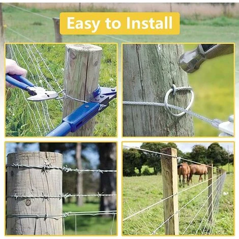 140 Pieces Galvanized Steel Spikes Fence Spikes Wire Mesh Spike 1.2x1.9cm U-shaped Fence Nail Staples For Fence Galvanized Clip Wire Mesh For Netting - Image 4