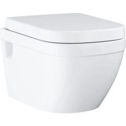 Grohe Euro Ceramic Wall Hung WC, Alpine White (39538000)