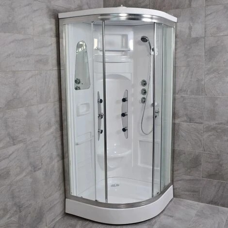 Shower Enclosure Cubicle Cabin Cubicle With Body Jets / Non Steam No Electrics - Image 2