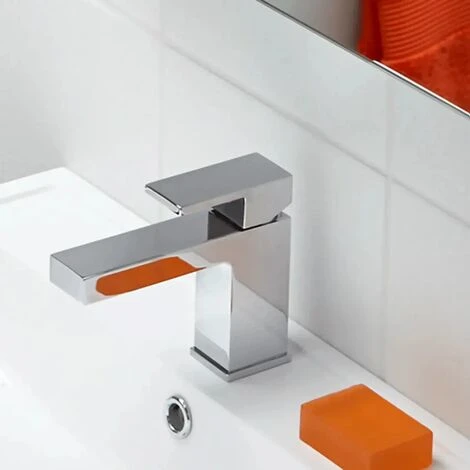 Blade Basin Mono Mixer Tap - Optional Flip Waste - Ex Bath Store, With Waste