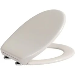 Accents Universal Cream Toilet Seat With Soft Close And Quick Release