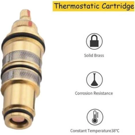 Temperature Control Brass Replacement Thermostatic Cartridge Shower Mixer Valve Bar Repair Kit For Ba Shower Mixer - Image 3